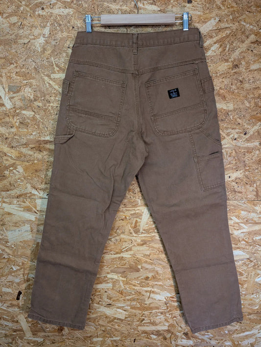 Lakin Mckey Trading Co Carpenter Pants Brown Canvas Cargo Utility Vintage Jeans
