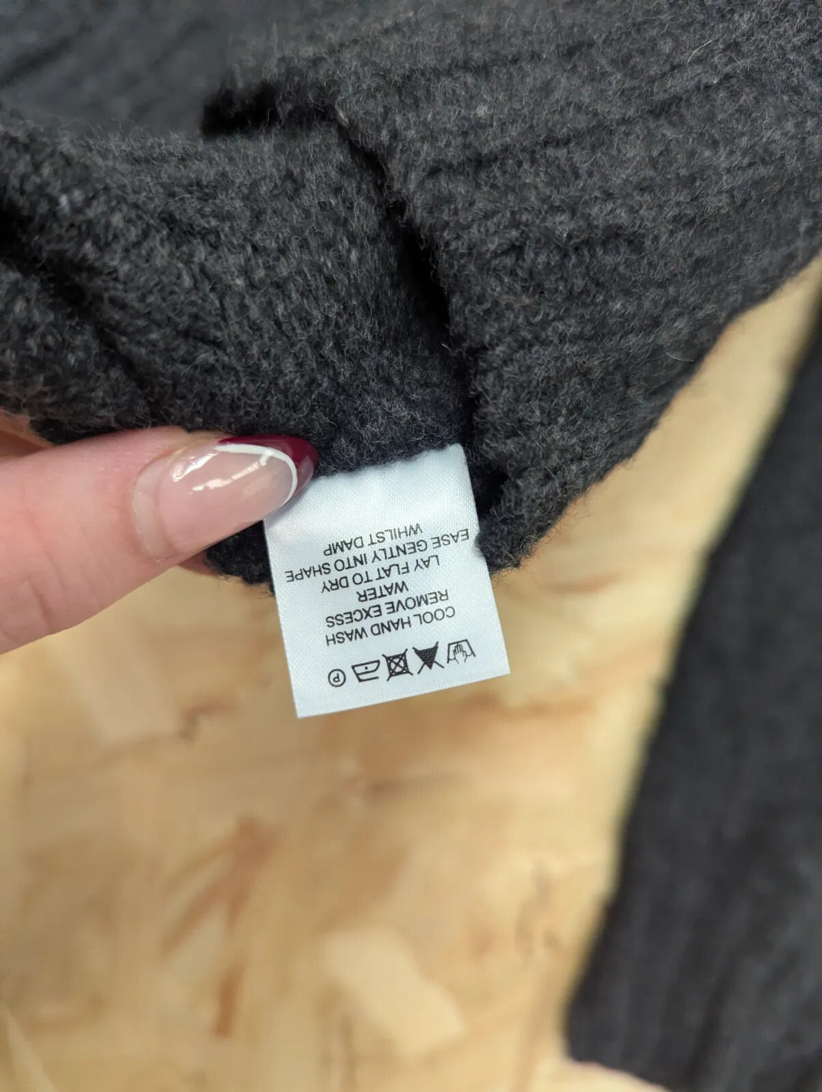 Filson Jumper Men Large Charcoal Grey Lambswool Crew Neck Pullover Made Scotland