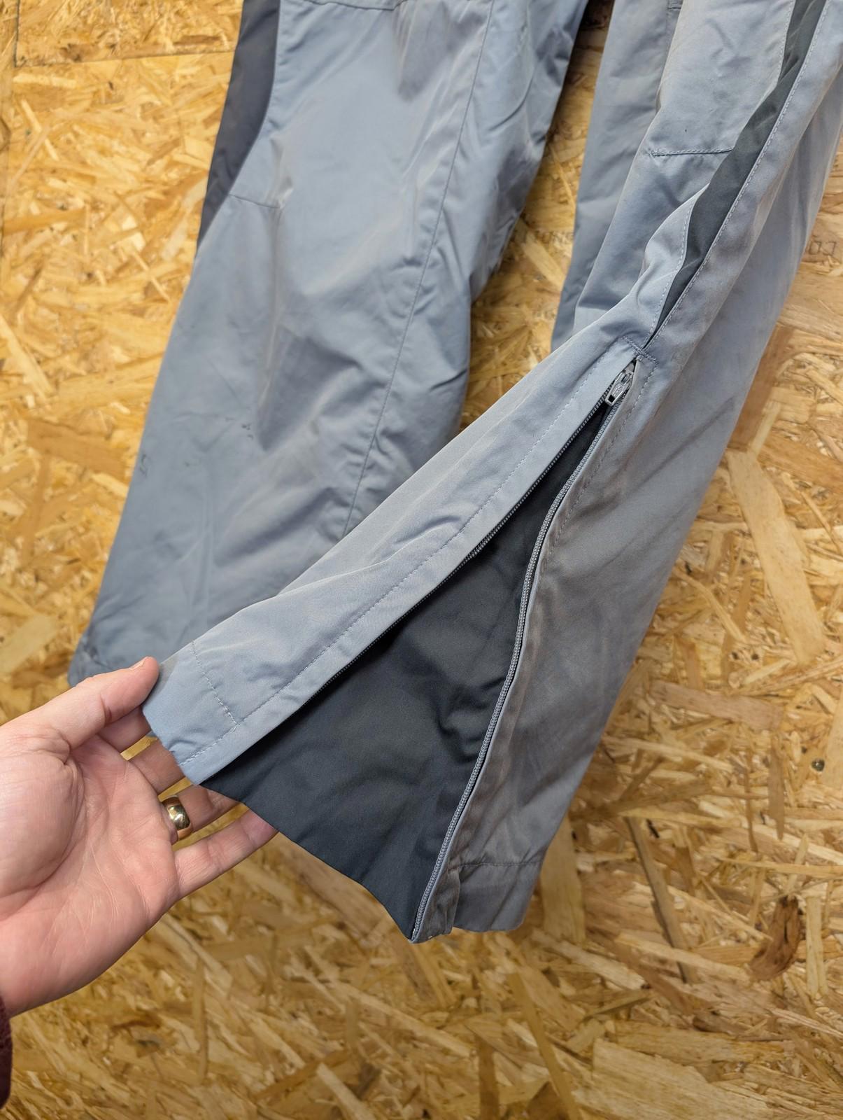 Nike Vintage 90s Track Pants Men Large Water-Repellent Grey Oversized Baggy