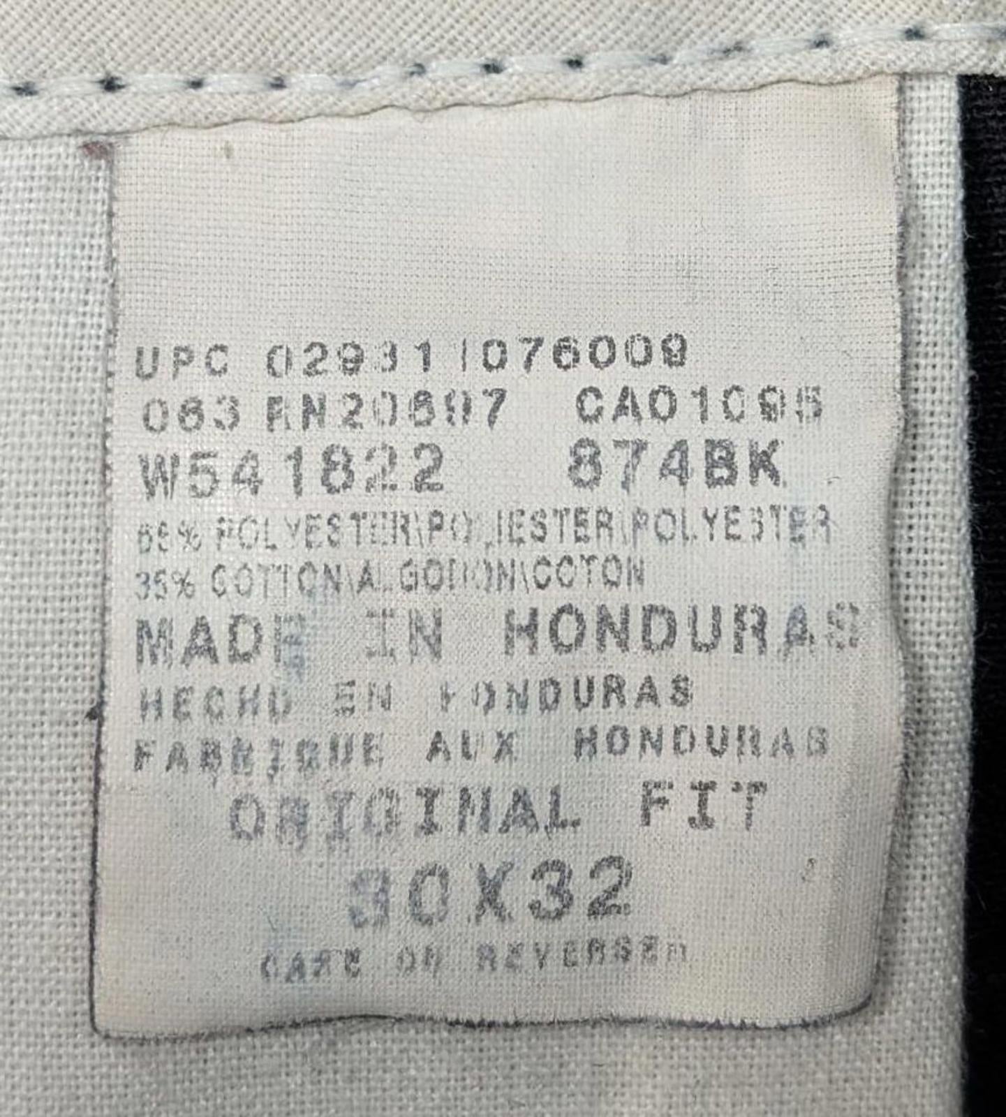 Dickies 874 Skate Chino Pants W30 L32 Black Trousers Baggies Skate Zip Relaxed