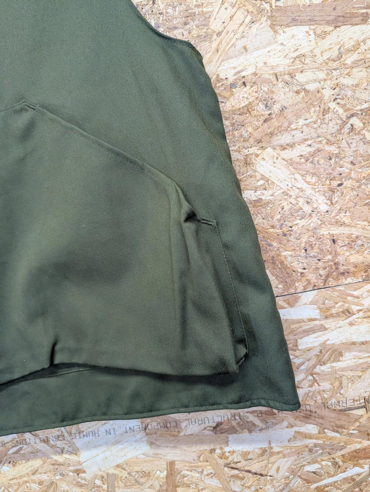 Barbour Vintage Vest Medium 80s Flyfisher Gilet Green Dry Fly Fishing Waistcoat