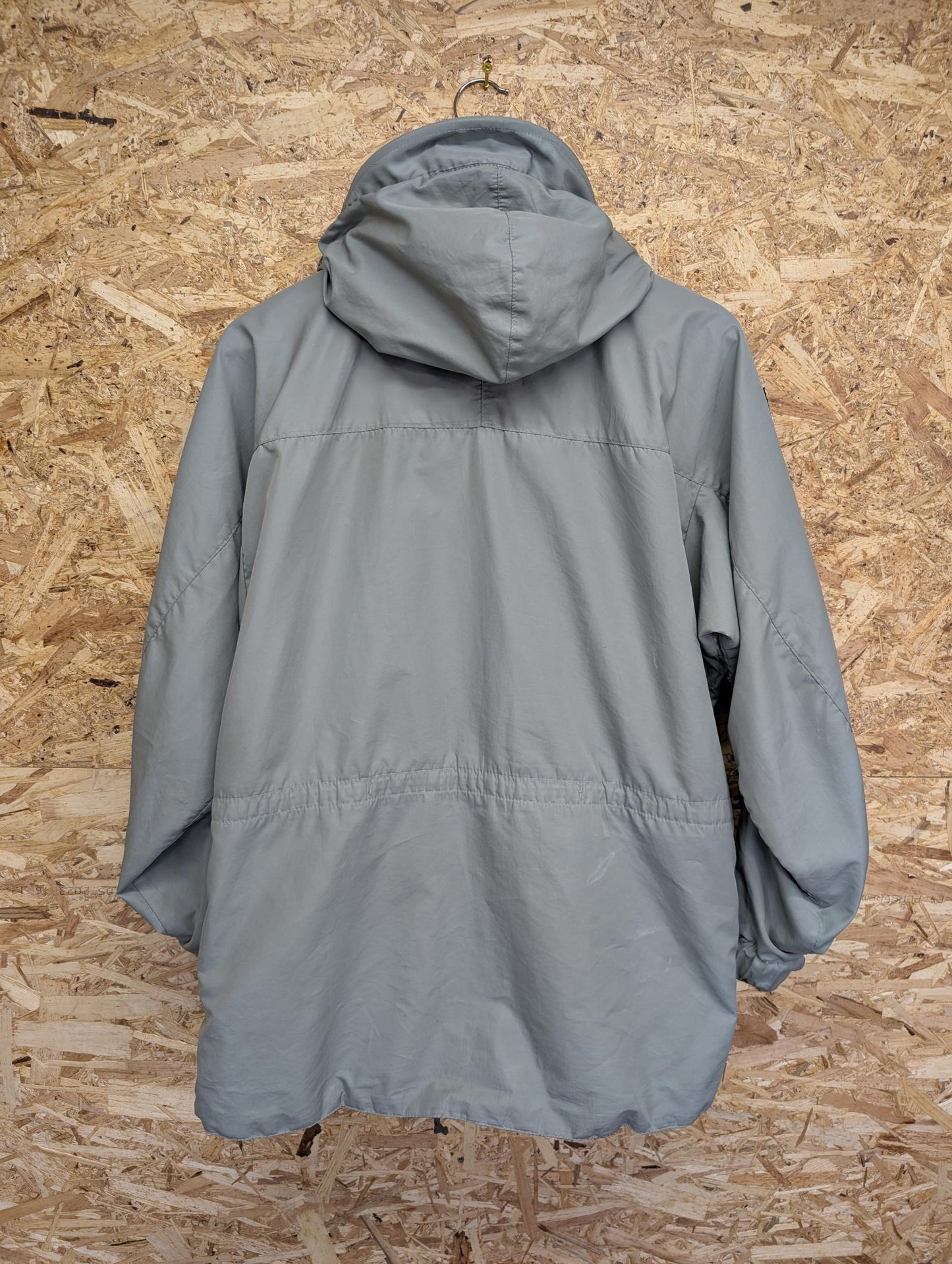Paramo Small Coat Cascada Analogy Breathable Jacket Waterproof Hood Nikwax Grey