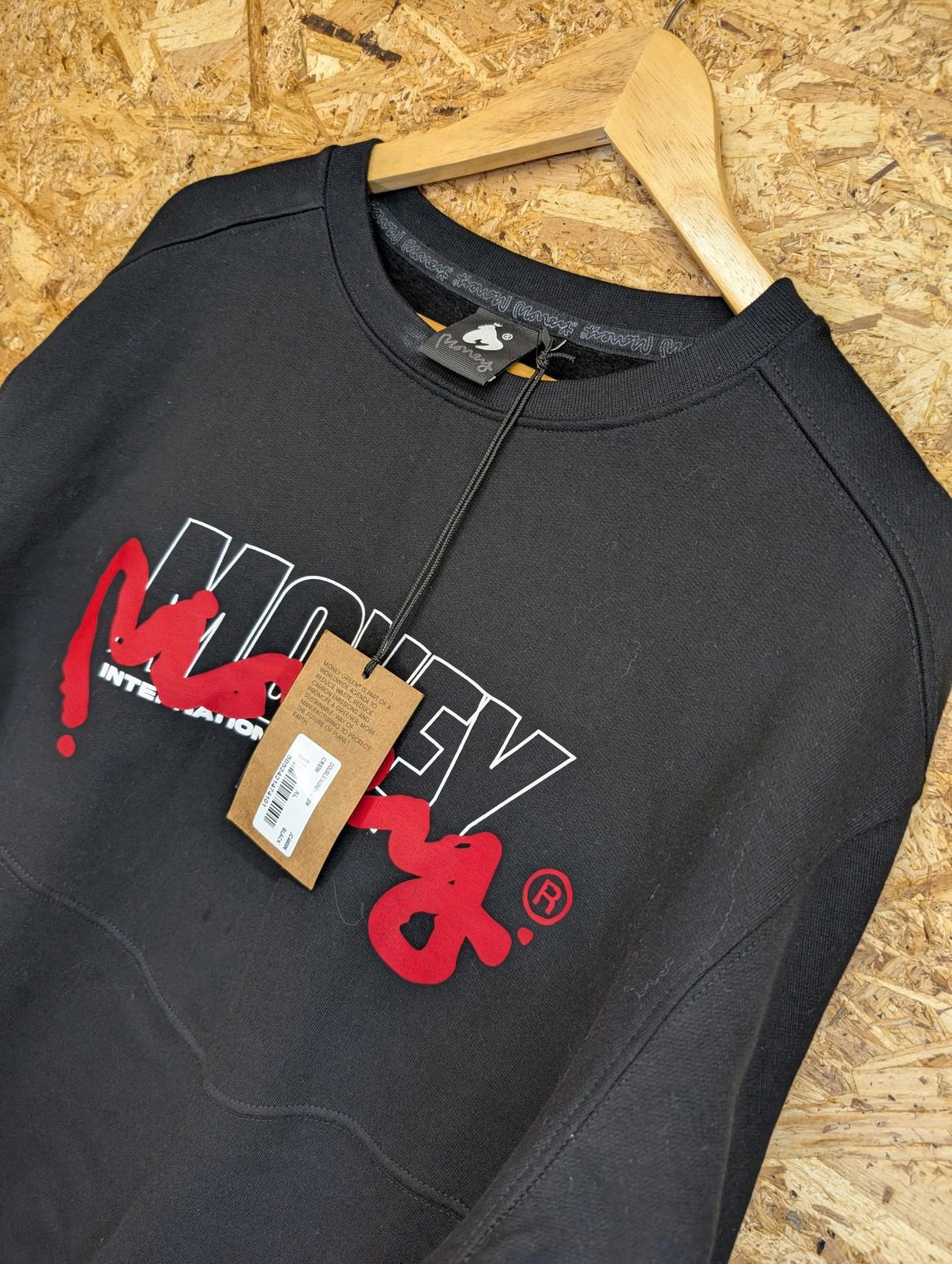 Money Clothing Ape Crew Neck Men's XL Black Sweatshirt Graphic Logo Cotton