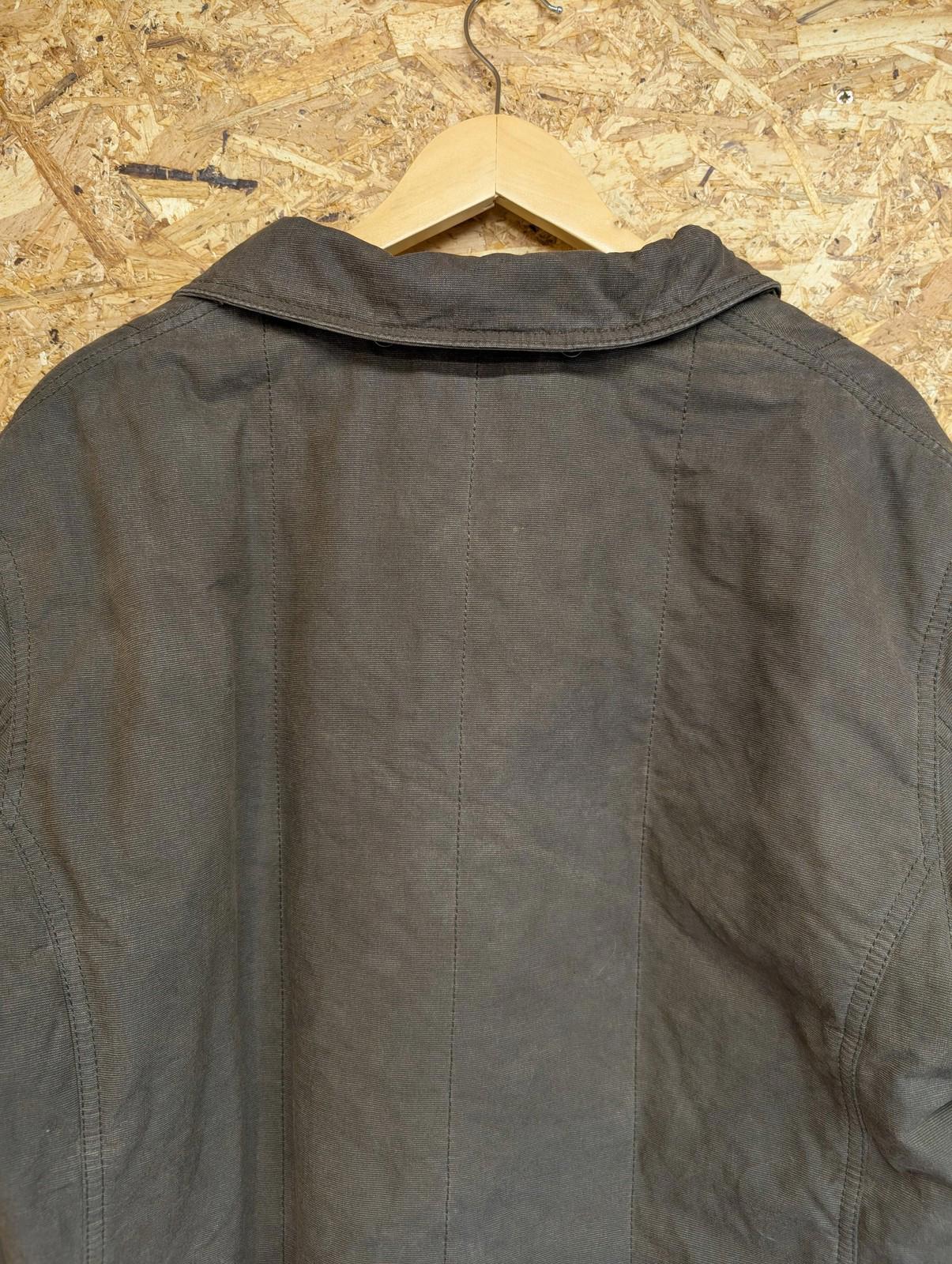 Hugo Boss Overcoat Large 42 Men Brown Fleece Lined Wax Jacket Orange Label 52