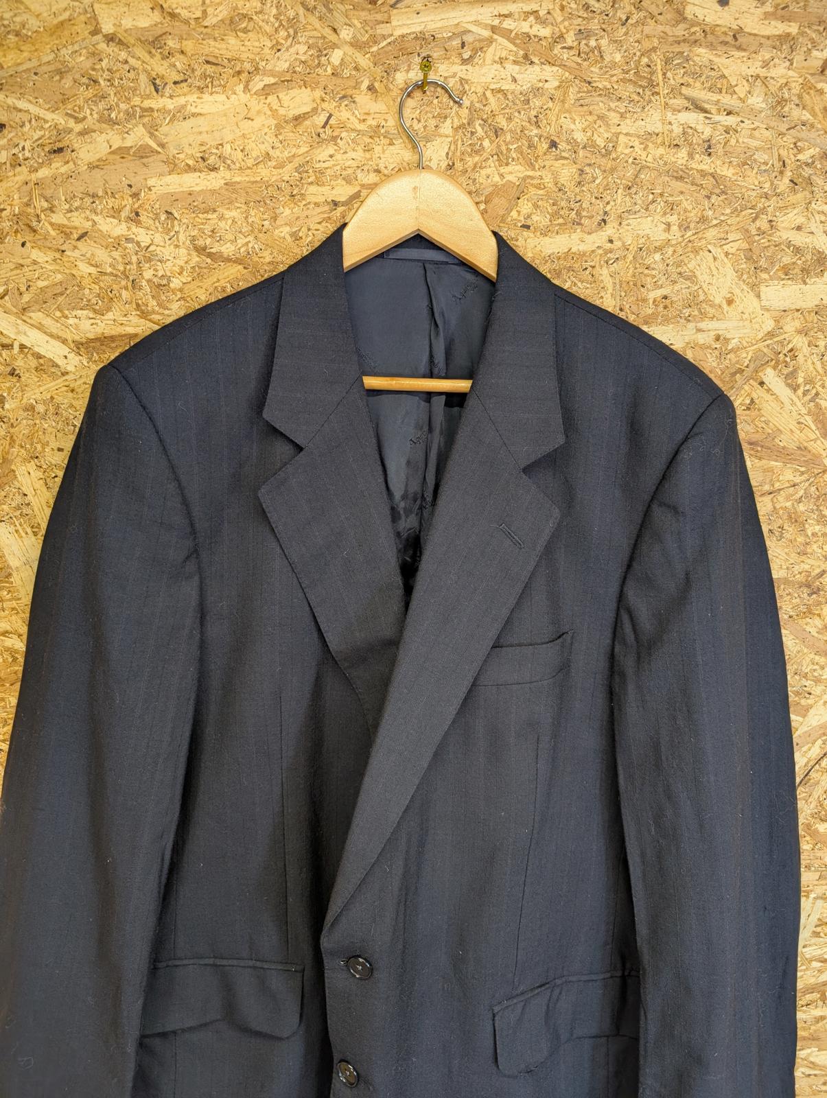 Aquascutum Pure New Wool Blazer 44R XL Navy Blue Jacket Mod Retro Smart