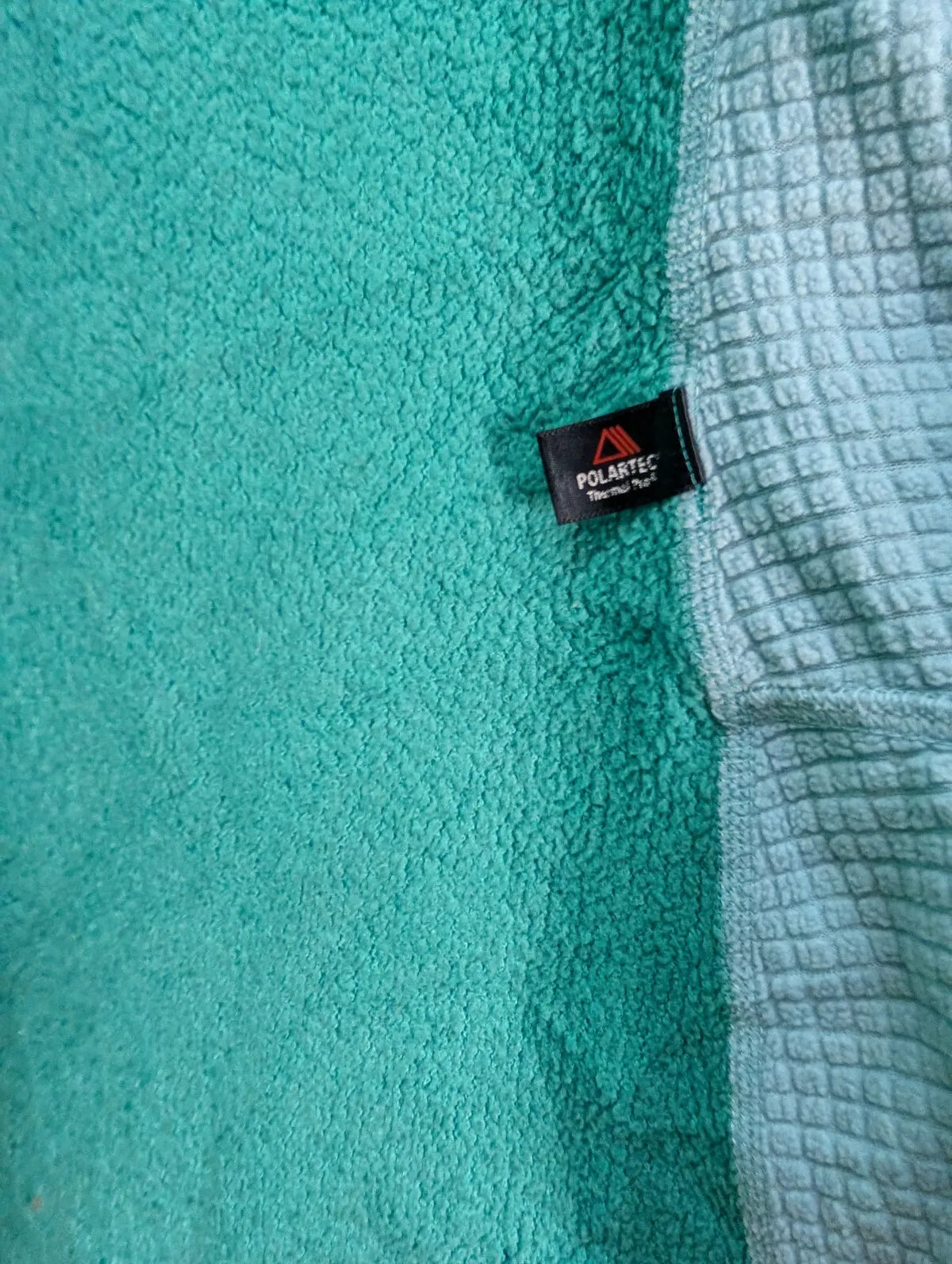 Patagonia R2 Fleece Jacket Womens Large Green Turquoise Polartec Thermal Pro Zip