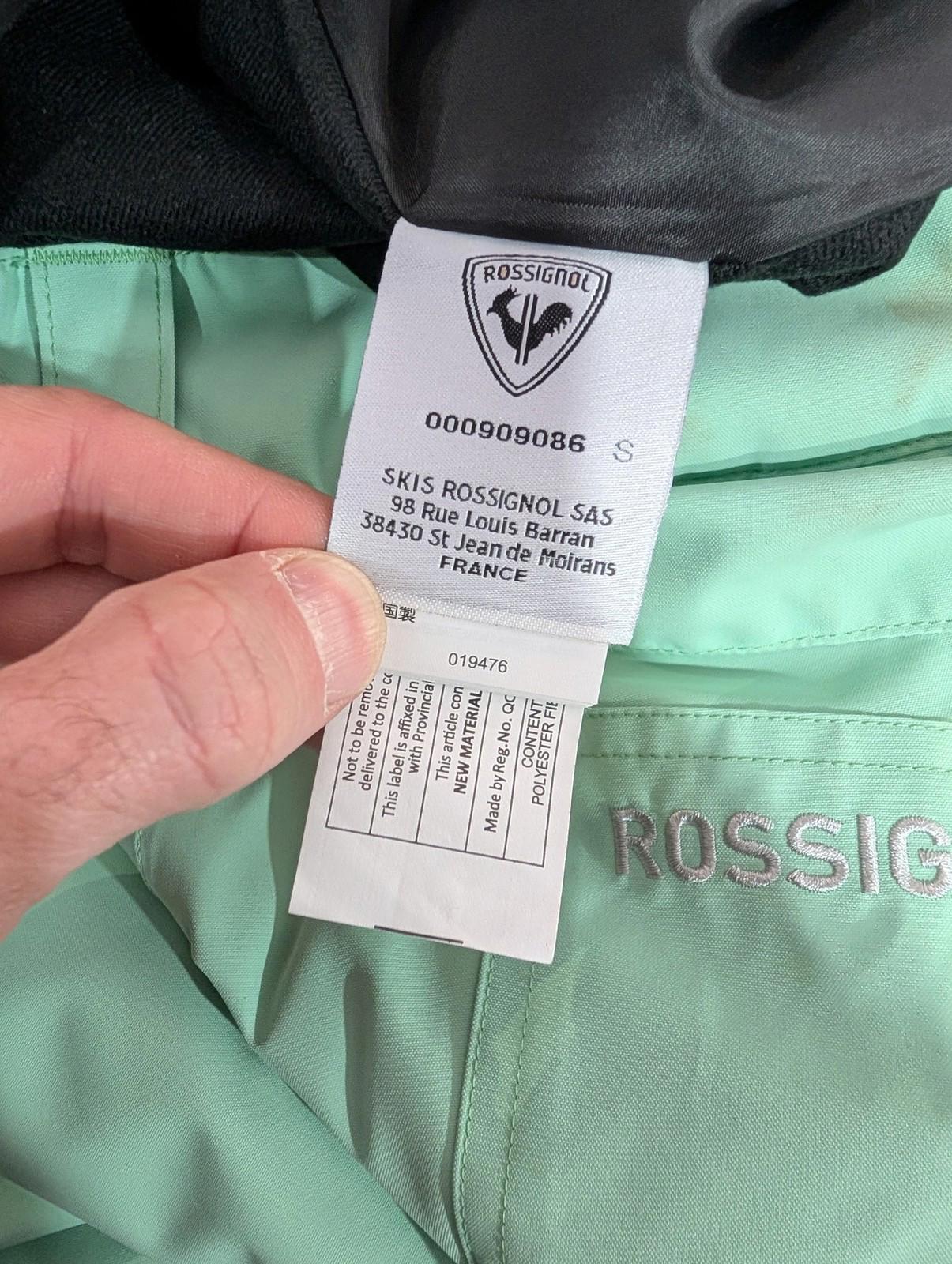 Rossignol Ski Salopette Trousers Small W28 L29 Green Waterproof Winter Snowboard