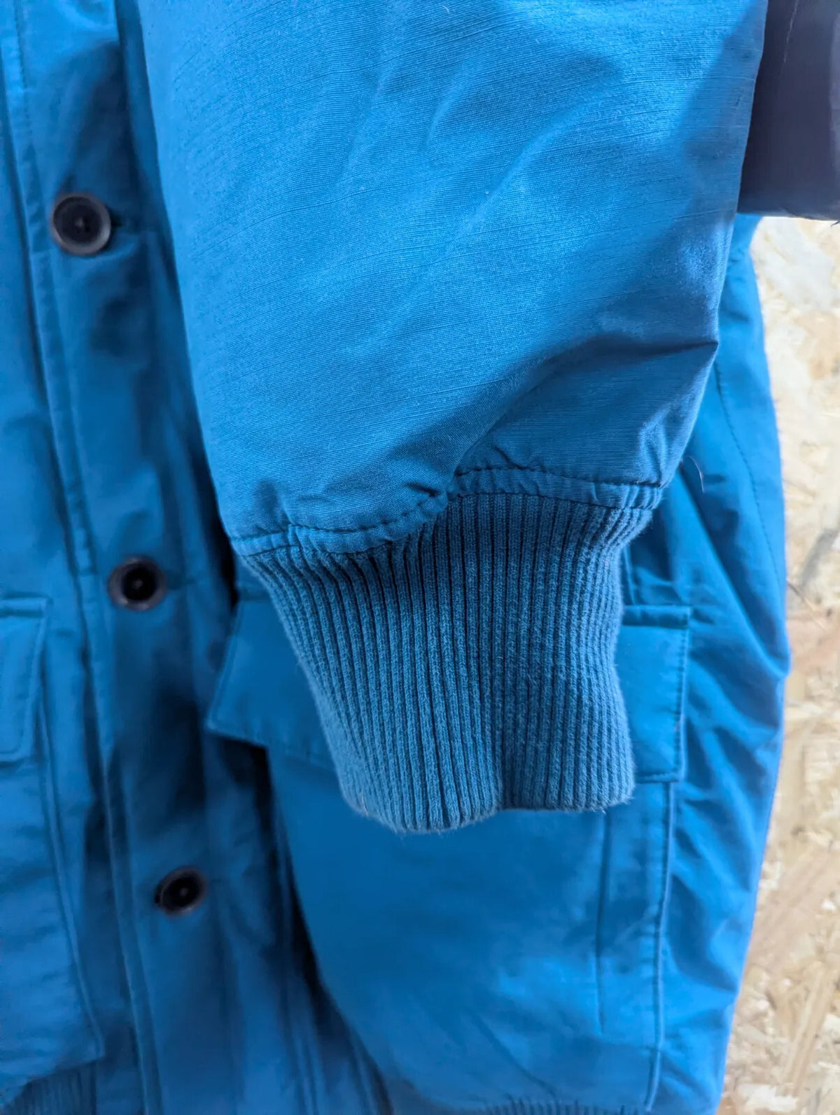Timberland Down Filled Parka Mens Turquoise Large Blue Down HyVent Waterproof