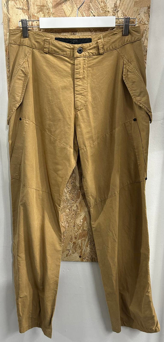 Griffin Studio Cargo Pants W32 L34 Tan Brown Trousers Baggies Skate