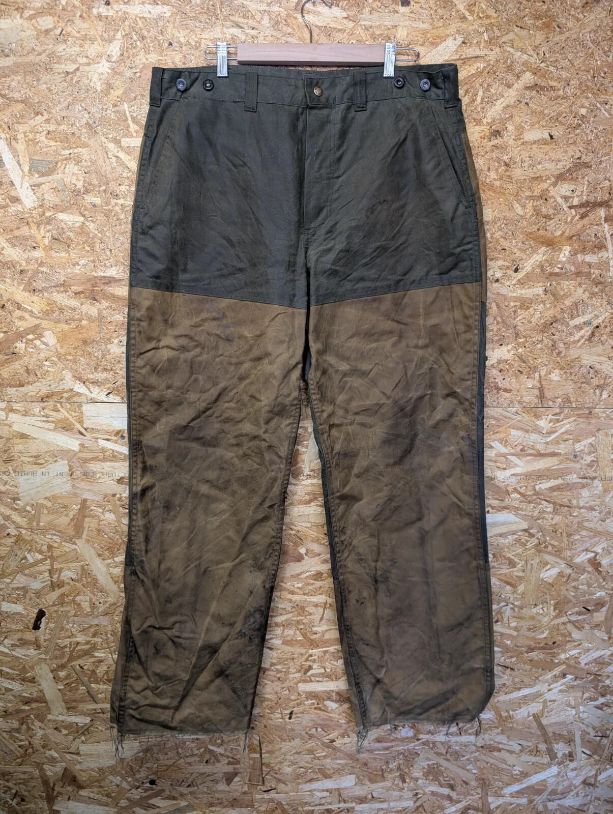 Filson Pants W38 Style 467 Double Tin Cloth Trousers Forestry Pantaloon USA Made