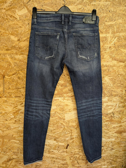 Diesel Troxer Slim Skinny Jeans W32 L32 Stretch Indigo Blue Denim R8KJ4