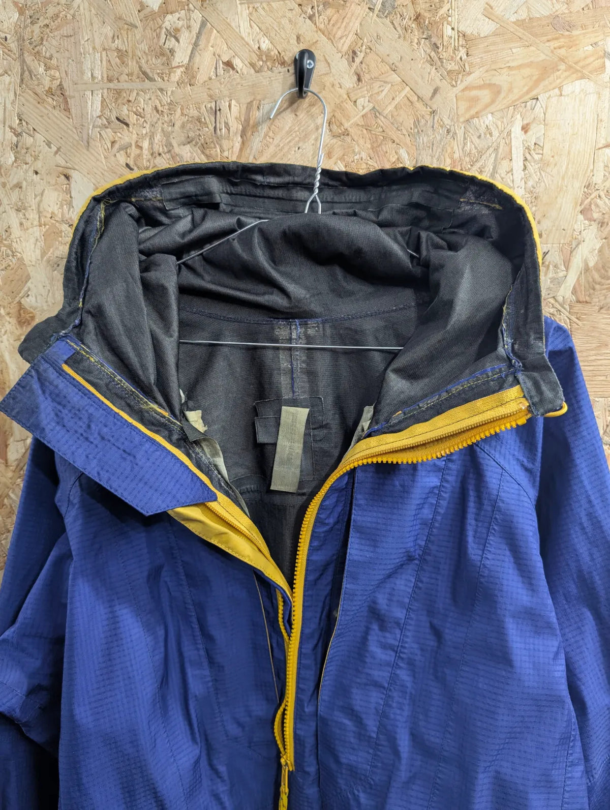 Vintage Berghaus Extrem Smock Jacket Women UK12 Blue Gore-Tex Waterproof 90s GTX