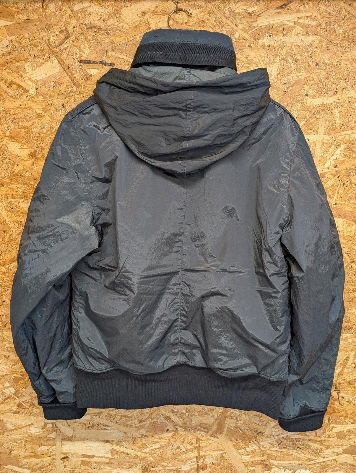 Stone Island Jacket Large Men Nylon Metal 2003 Quilted Hooded Navy Blue Osti