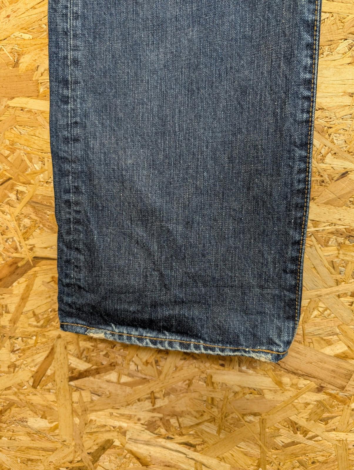 PRPS Jeans Mens W36 Straight Leg Distressed Button Fly Blue Denim Made In Japan