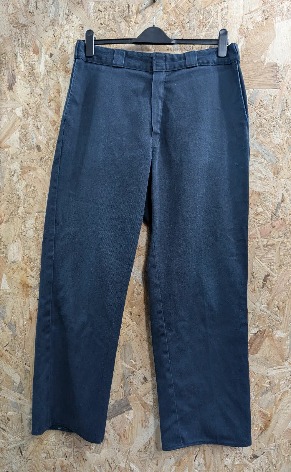 Dickies 874 Skate Pants Mens W34 L30 Navy Original Straight Relaxed Trousers
