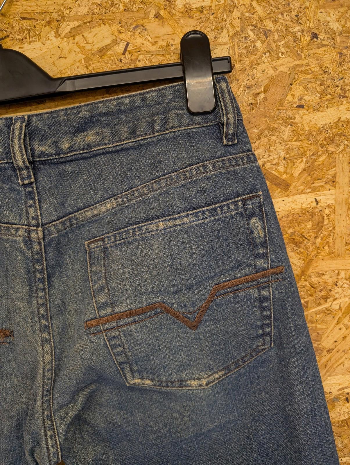 Diesel Rabox Jeans Mens W30 L30 Straight Leg Mid Blue Button Fly Vintage Y2K