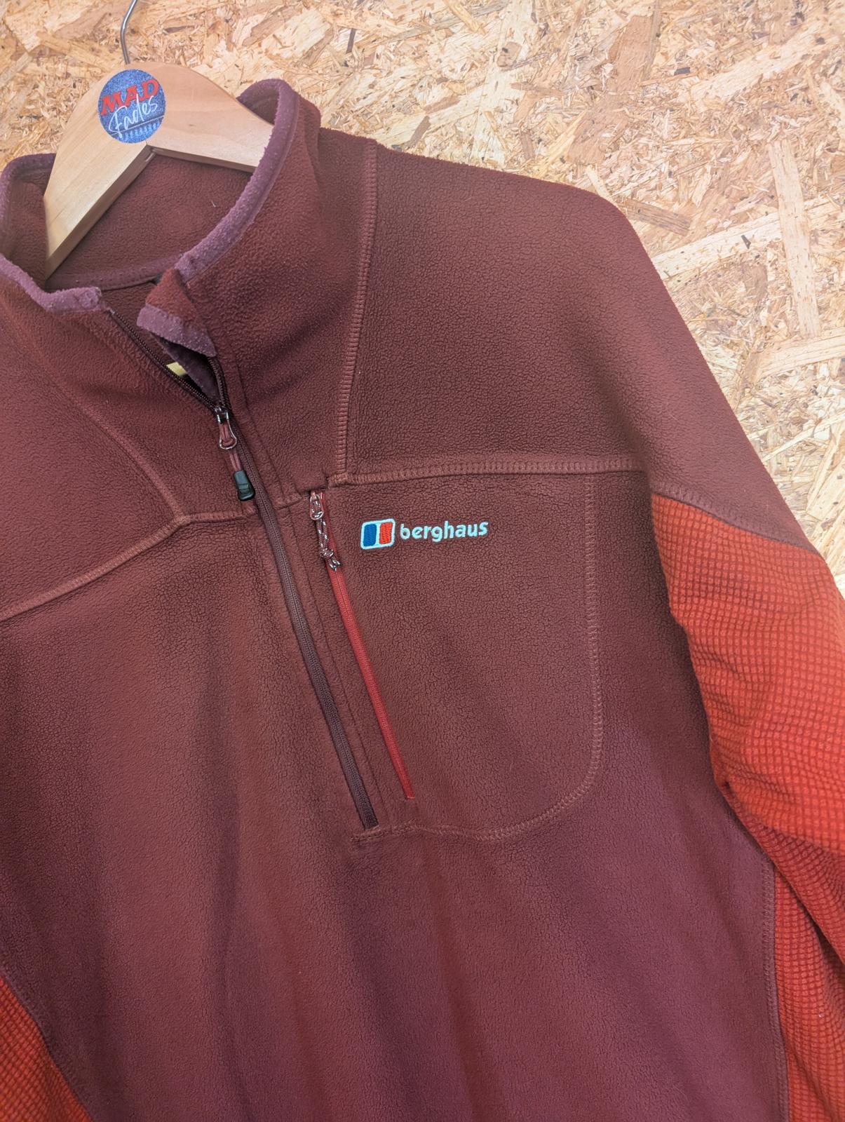 Berghaus Mens Size XL Base Layer Fleece Softshell  1/4 Zip