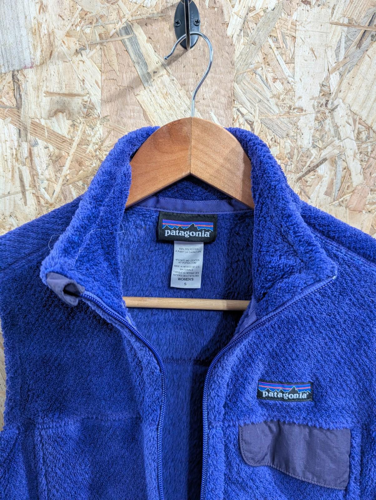 Patagonia Re-Tool Vest Small Women Polartec Fleece Gilet Thermal Purple