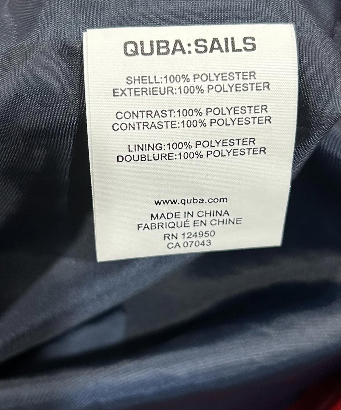 Quba Sails Jacket Mens Size Large X-Series Nautical Heritage Waterproof Jacket