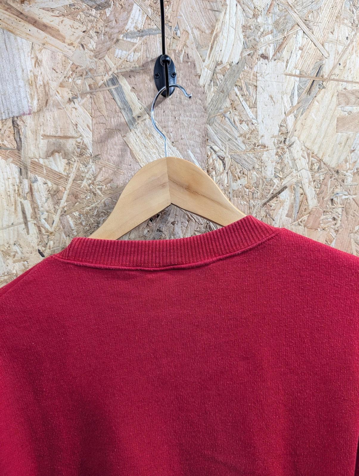 Lacoste Chemise Sweatshirt Small Men Embroidered Logo Red Oi Polloi France Made