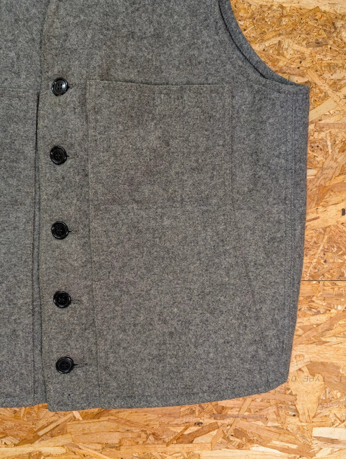 Filson Mackinaw Wool Vest Small Heather Grey Body Warmer USA USA Made Heritage