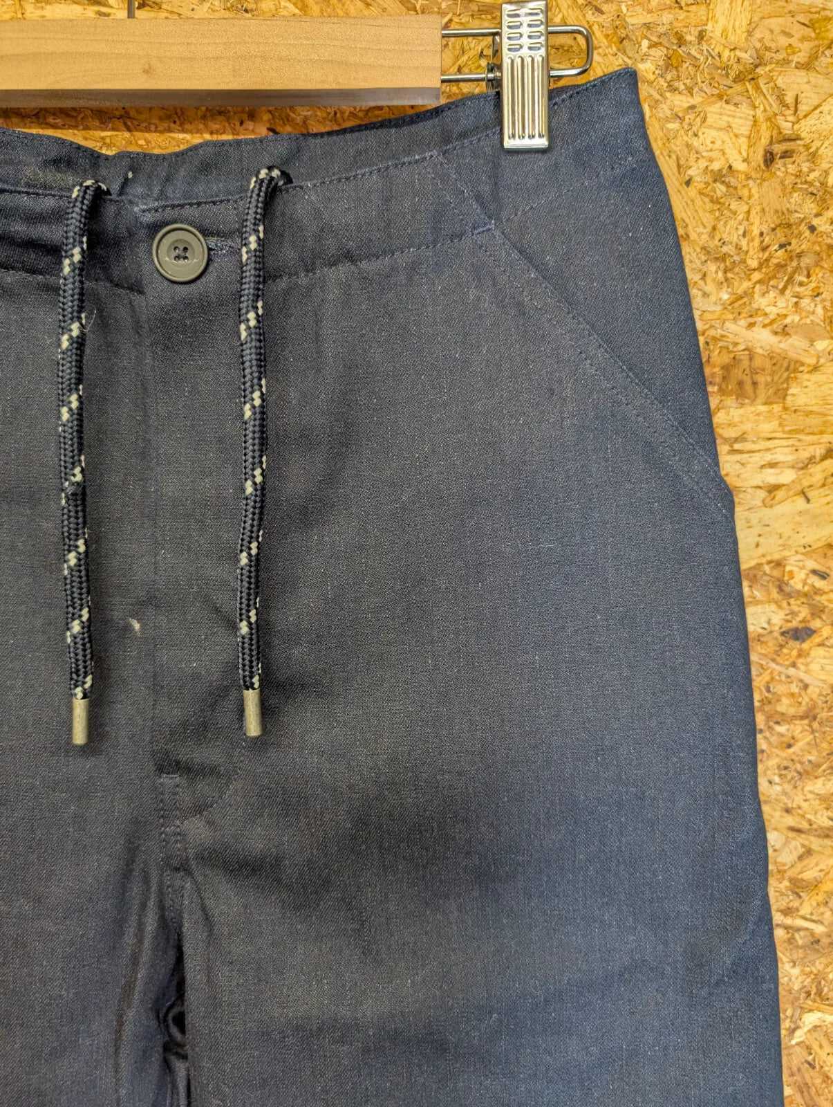 Levis Made & Crafted Tapered Jeans W30 Mens Dark Blue Selvedge Denim Drawstring