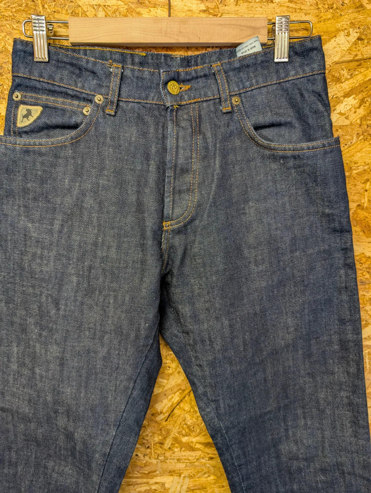 Lois 188 Terrace Jeans Men W30 L32 Dark Blue Denim Button Spain Mod 60s Retro