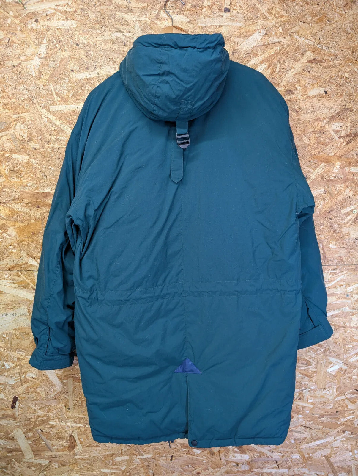 Penfield Hooded Fishtail Parka Mens Medium Teal Puffer Feather Down Vintage 90s