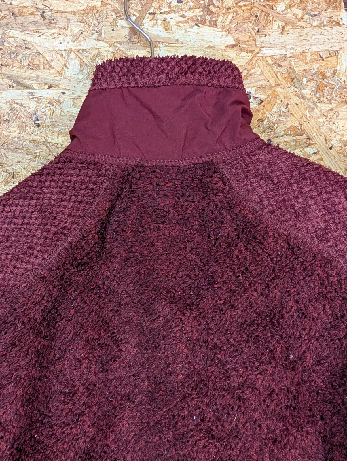 Patagonia R3 Fleece Jacket Womens Small Burgundy Red Full Zip Outdoor Hiking