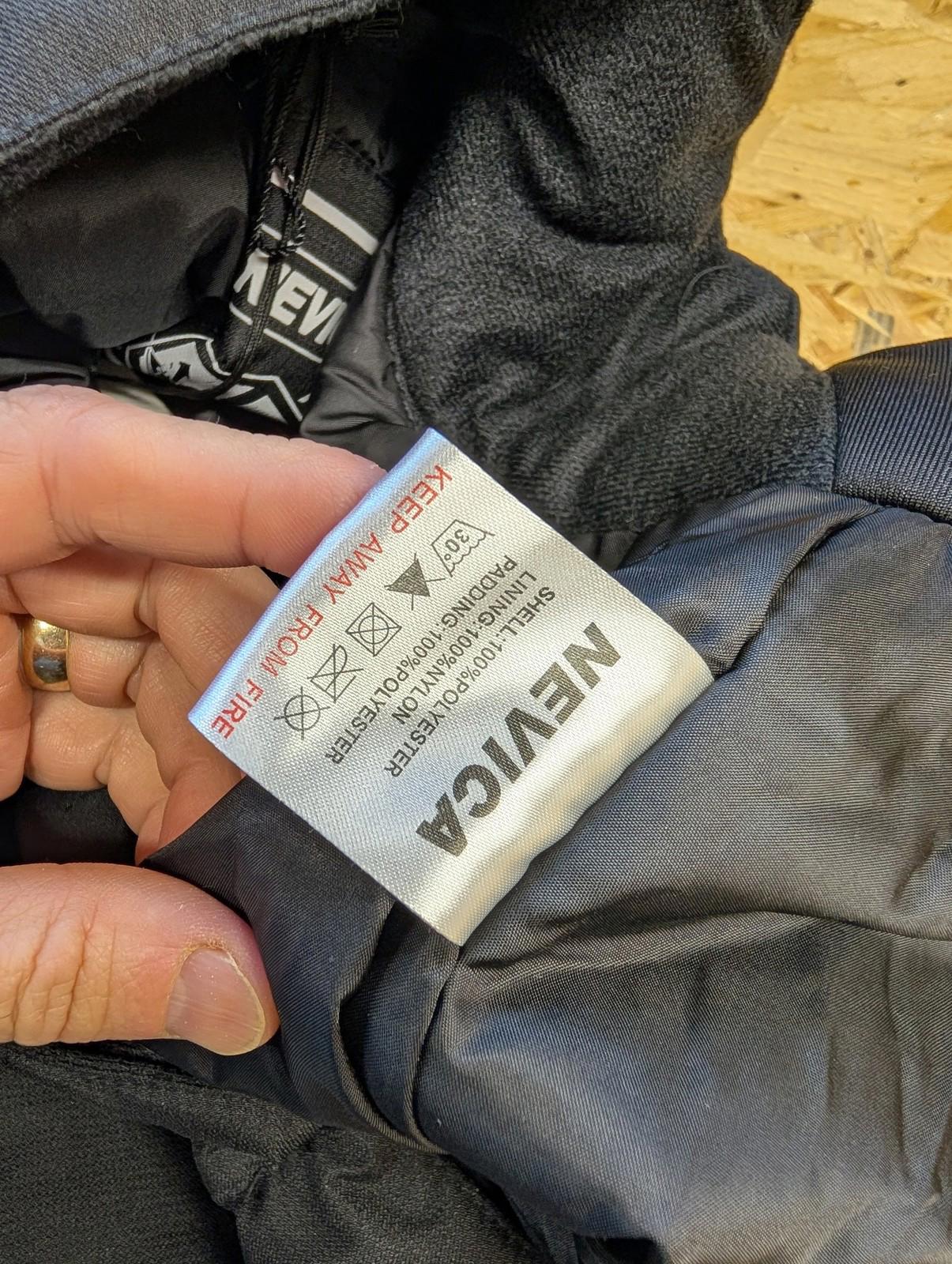 Nevica ZX Mens Ski Trousers XXL W36 W38 Black Waterproof Snow Pants Salopettes