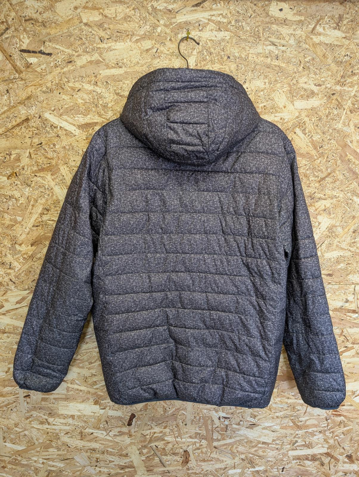 Quiksilver Mens Jacket Small Puffa Grey Silver White Padded