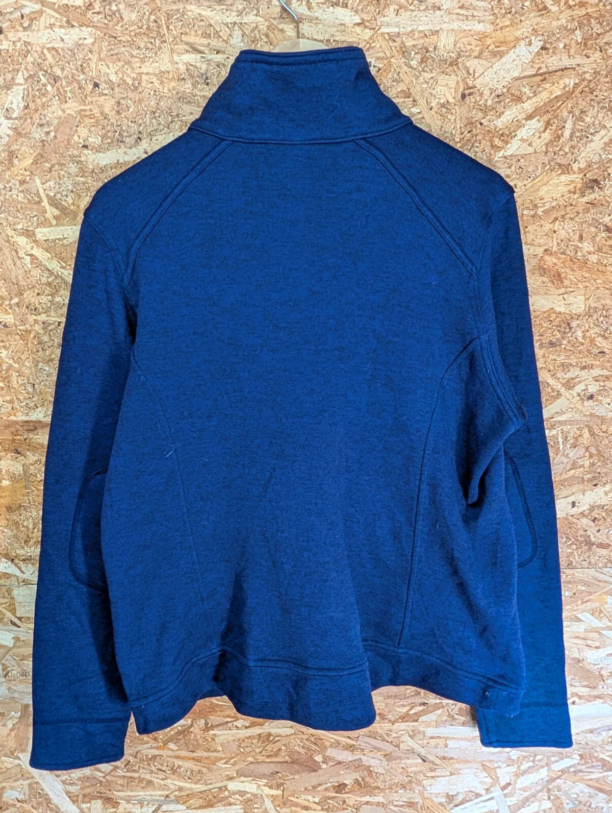 Patagonia Better Fleece Jacket Womens XL Blue Polyester Full Zip Snap Sweater