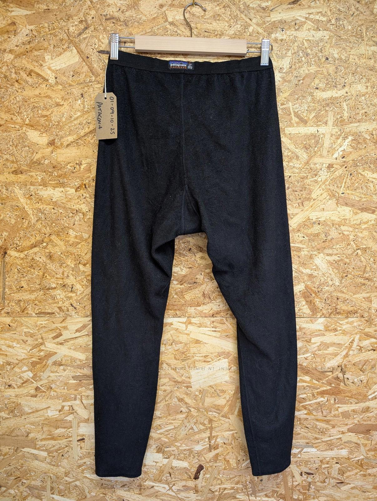 Patagonia Capilene Joggers Medium Men Fleece Base Layer Thermal Black Leggings