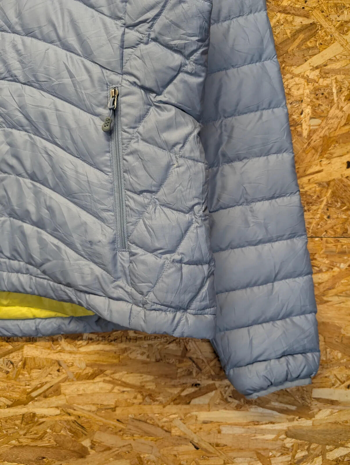 Patagonia Down Sweater Puffer Jacket Womens Medium Light Blue GooseDown Feather