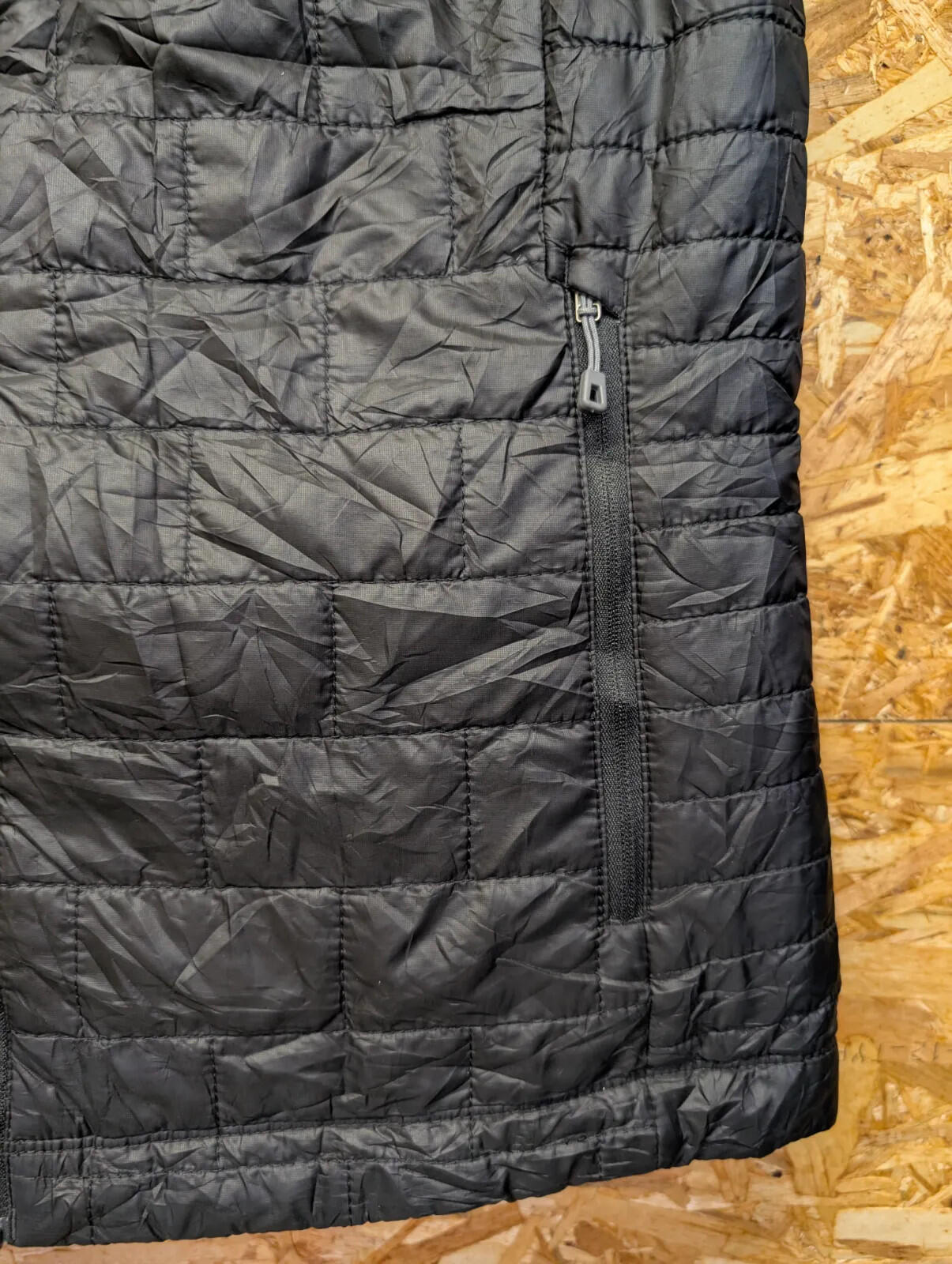 Patagonia Nano Puff Vest Large Women Black Gilet Insulated Bodywarmer Jacket