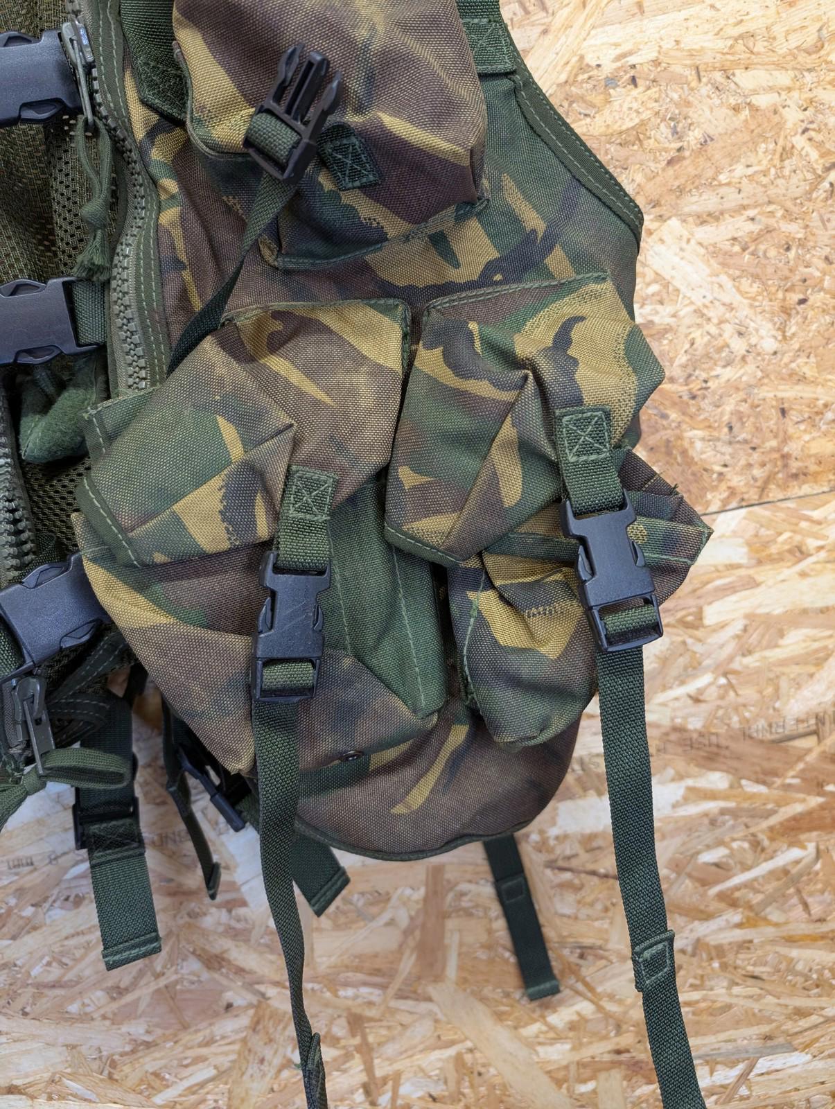 Military Vest Men Tactical Camo Mesh Utility British Army Woodland DC17 Nato