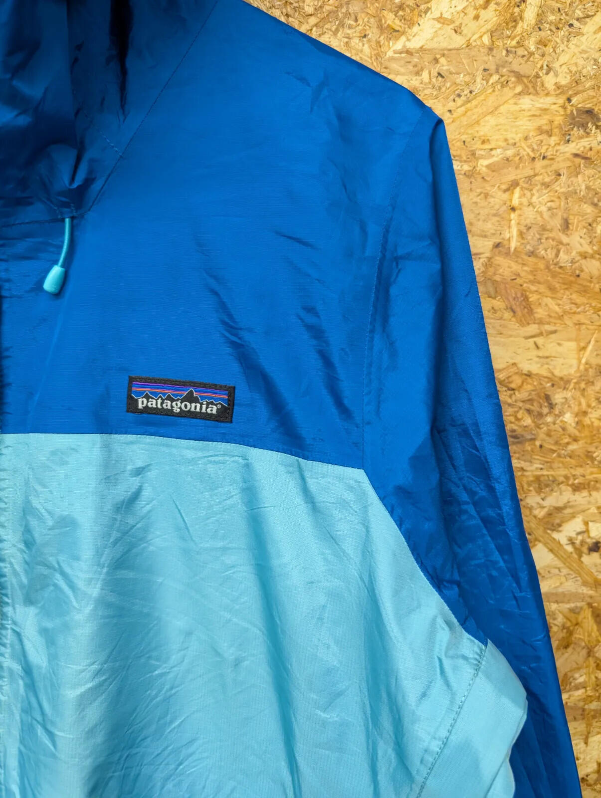 Patagonia Torrentshell 3L Rain Jacket Womens L Waterproof Coat Blue H2no Anorak