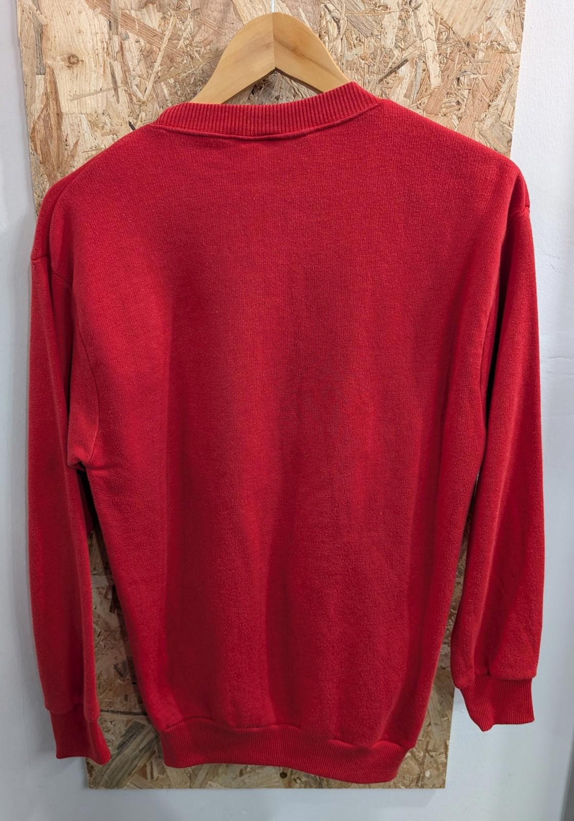 Lacoste Chemise Sweatshirt Small Men Embroidered Logo Red Oi Polloi France Made