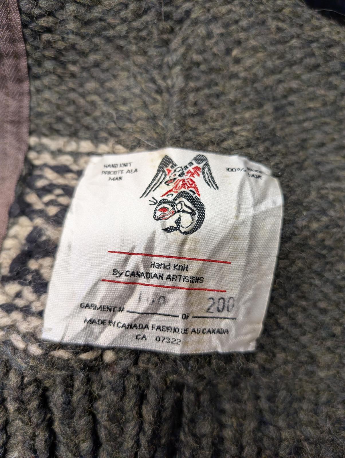 Filson Knitted Mens Size 2XL Limited Edition Grey Wool Cowichan Stag Jumper Vest