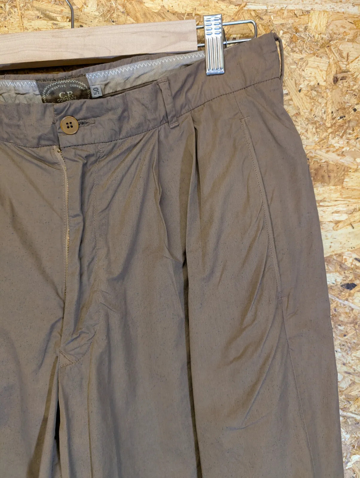 Vintage CP Company Trousers Men W30 L30 Espresso Brown Cotton Italy Massimo Osti