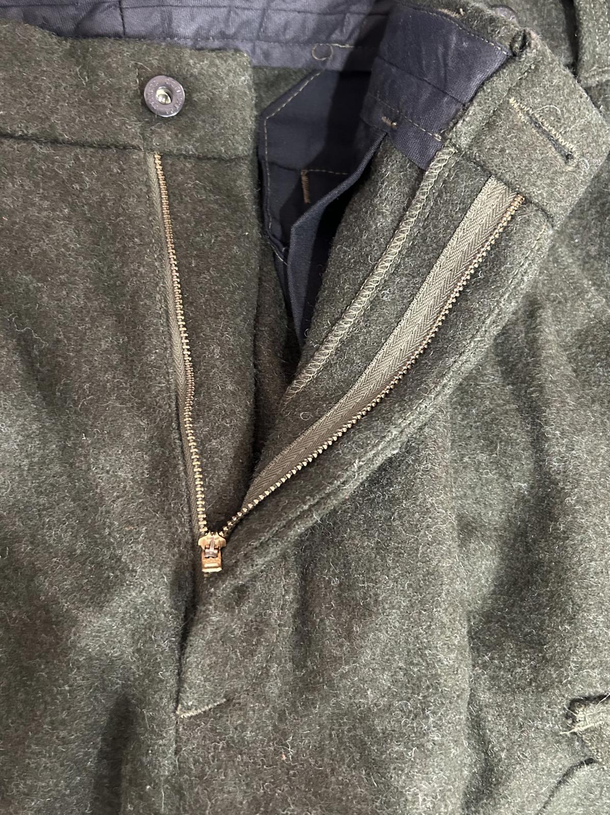 Filson W38 Mackinaw Wool Field Work Pants Style 87 Trousers Green Made USA