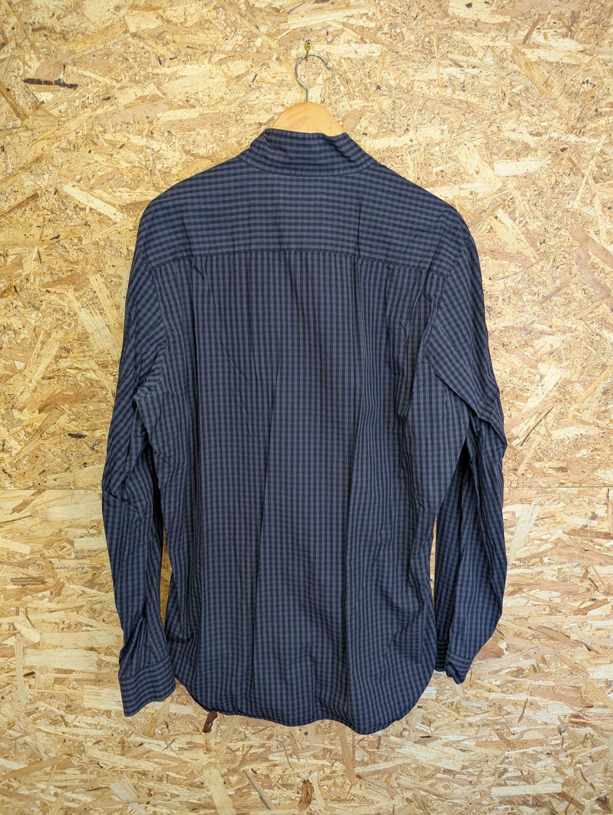 Vivienne Westwood Shirt XL Blue Check Long Sleeve Cotton Vintage