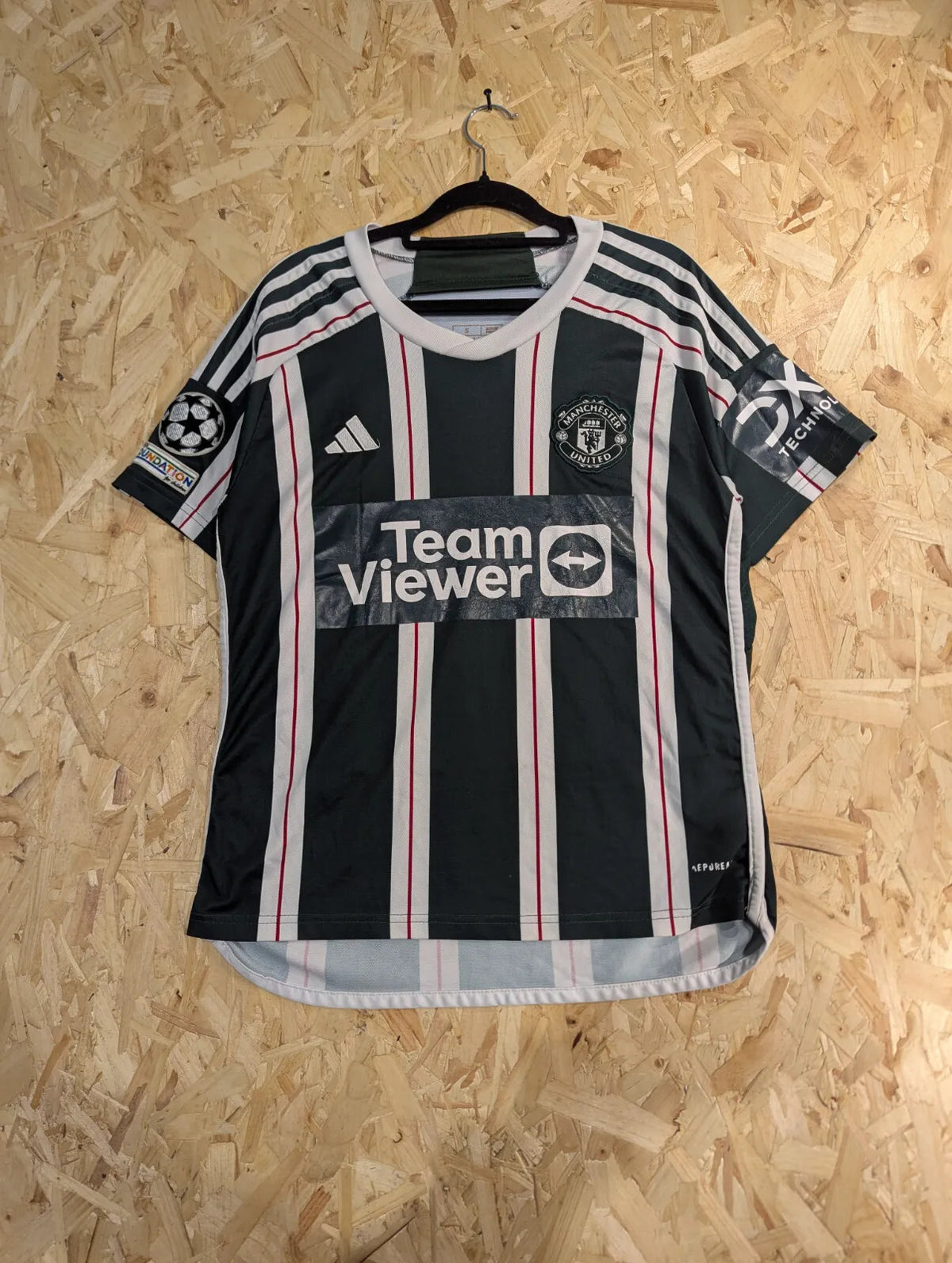 Manchester United Football Shirt Mens Small 2023/24 Third Adidas Hojlund 17