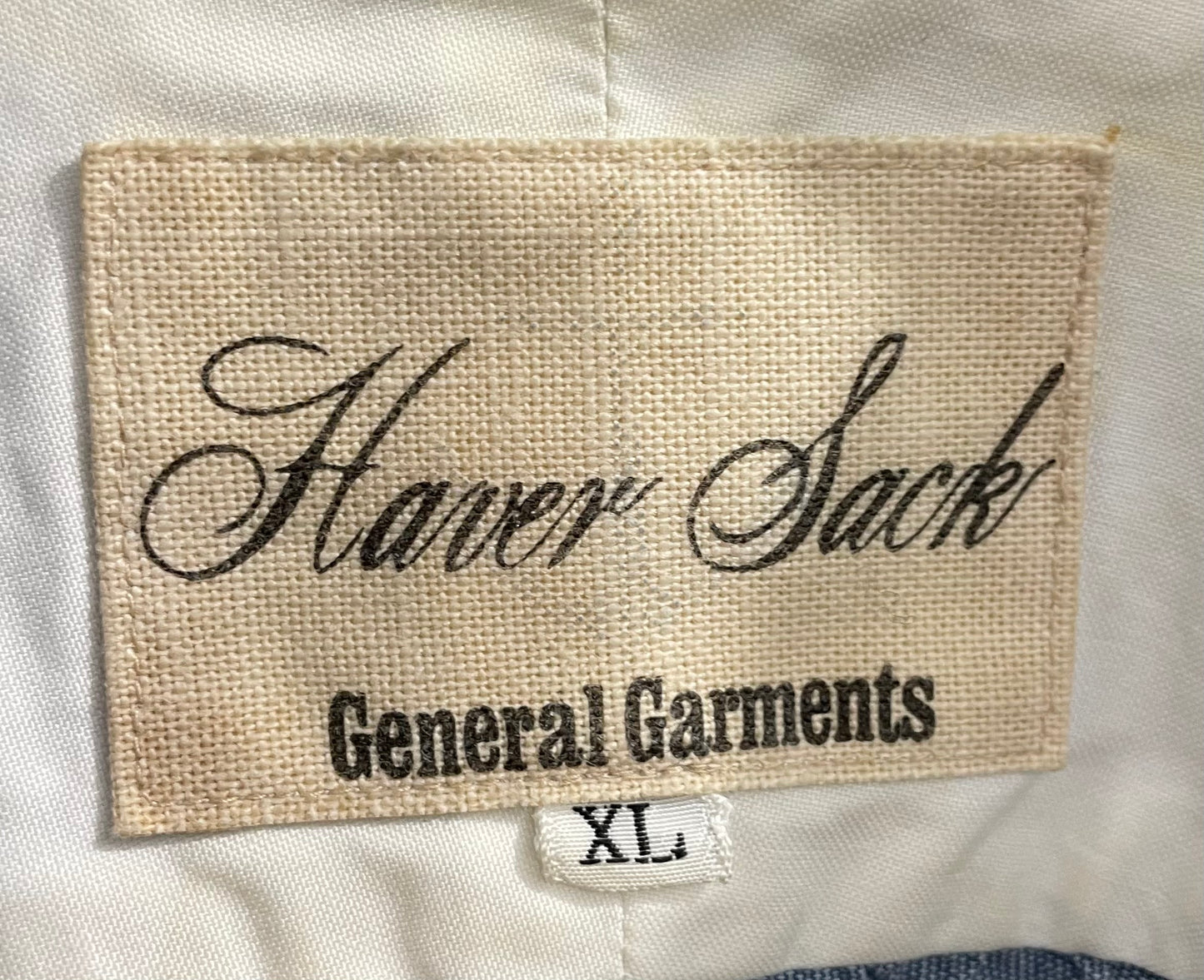 Haversack Garments Clutch Cafe Workwear Smock Overshirt Chore Jacket Cotton XL