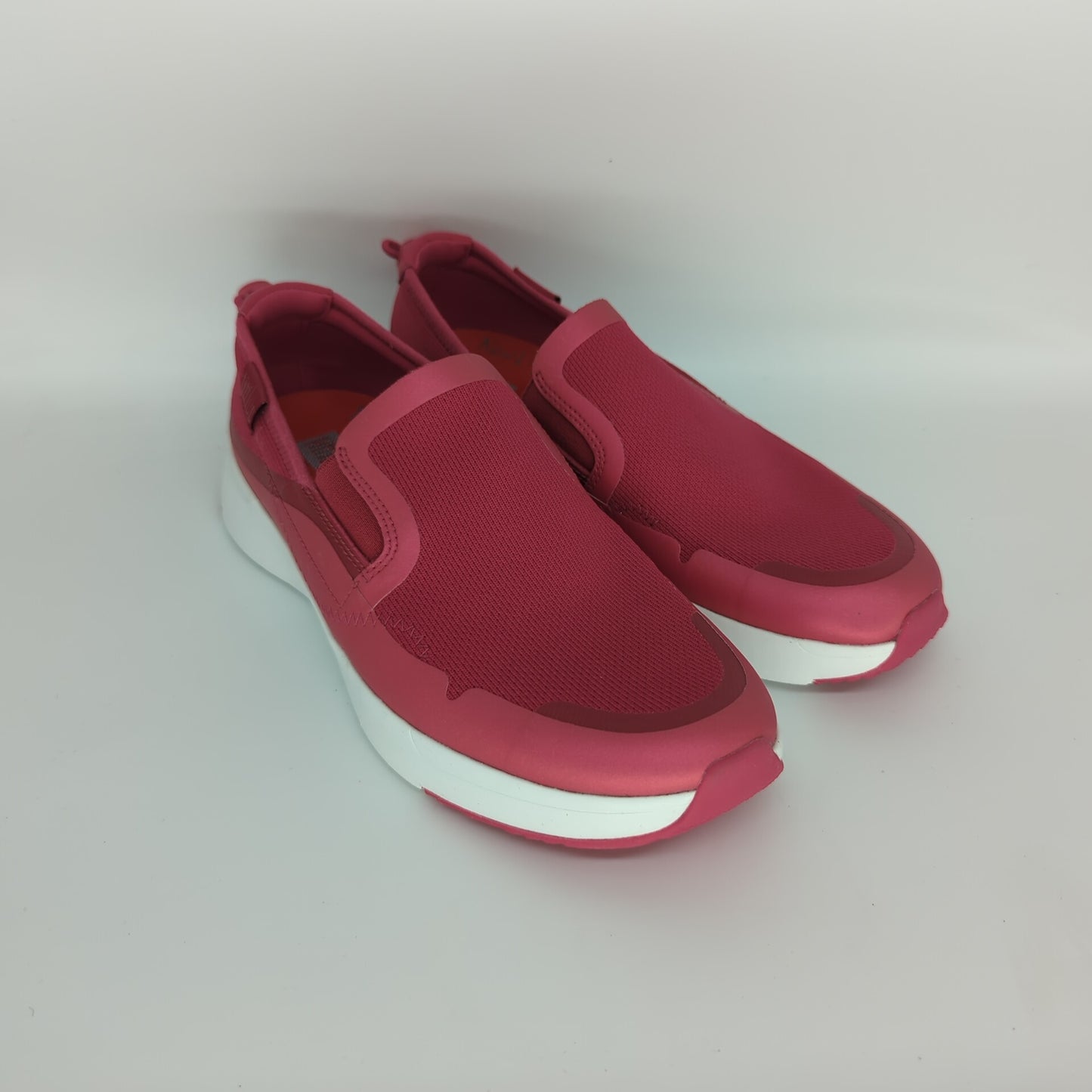 Fitflop Brielle Pink Sneakers Lightweight Trainers Shoes Slip on UK Size 4 Eu 37