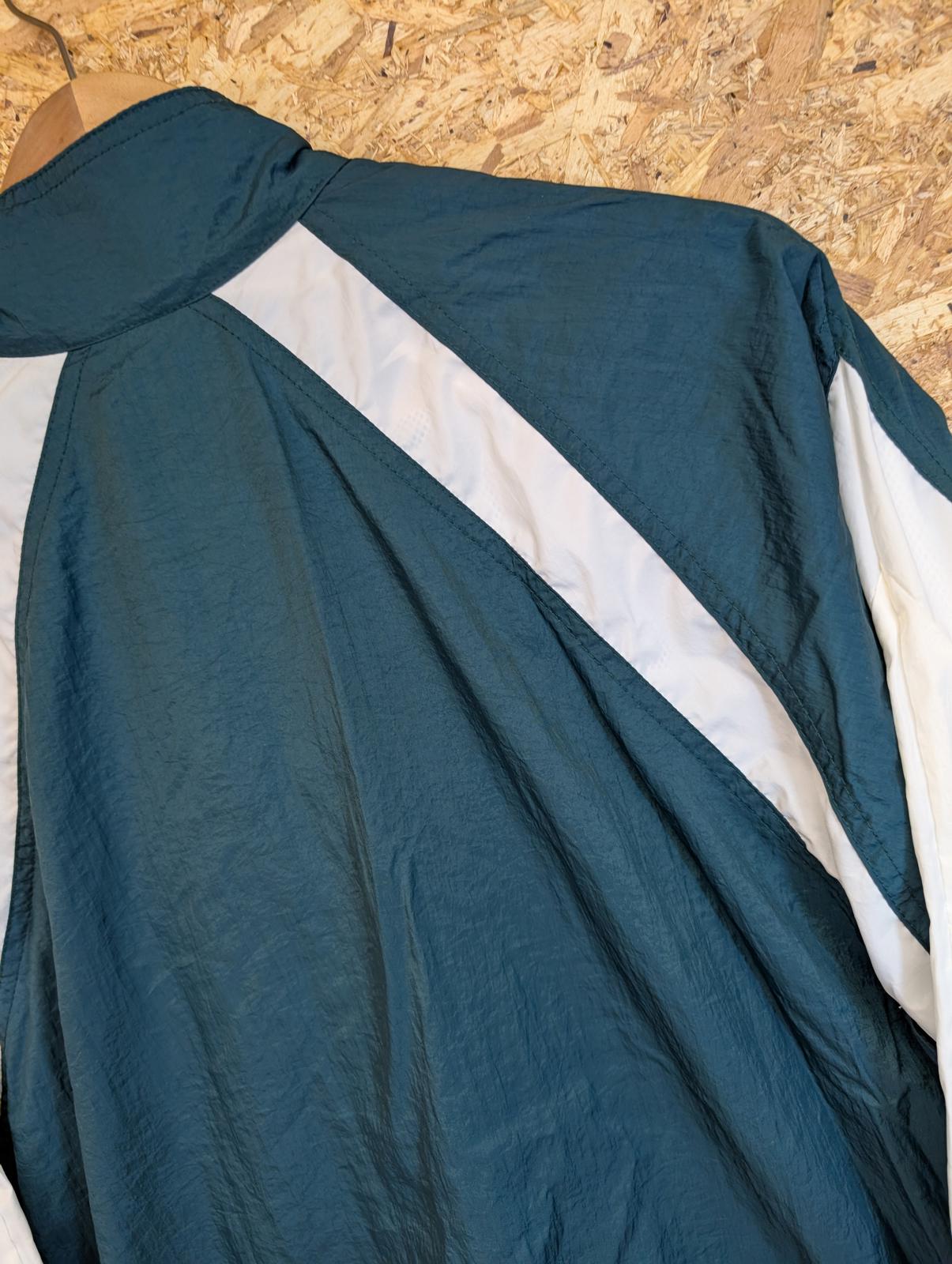 Nike Track Top Small Green White Windbreaker Tracksuit Full Zip Vintage 90s