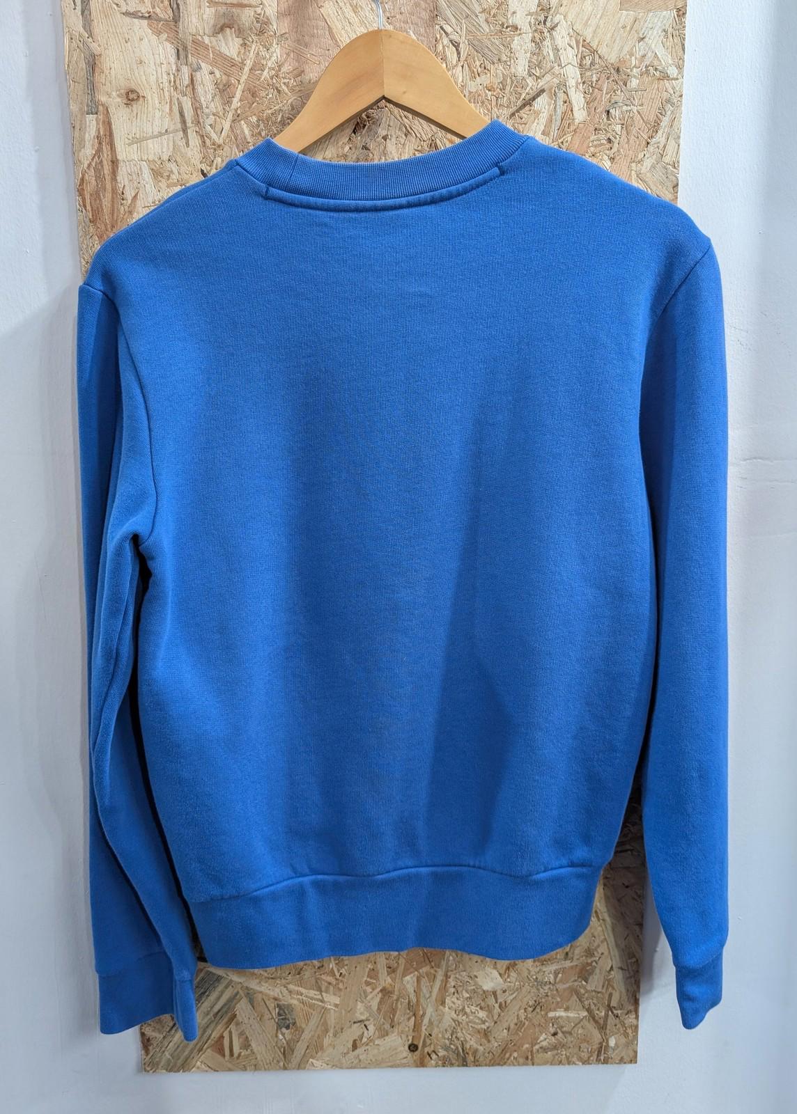 Lacoste Sweatshirt XS Men French Blue Logo Crew Neck Crocodile Oi Polloi Casuals