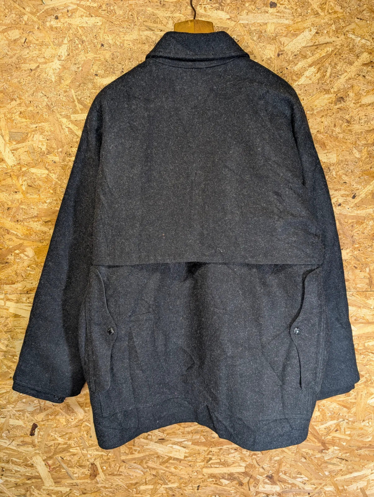 Filson Double Mackinaw Wool Cruiser Coat Mens XXL Charcoal Cape Heavy USA Made