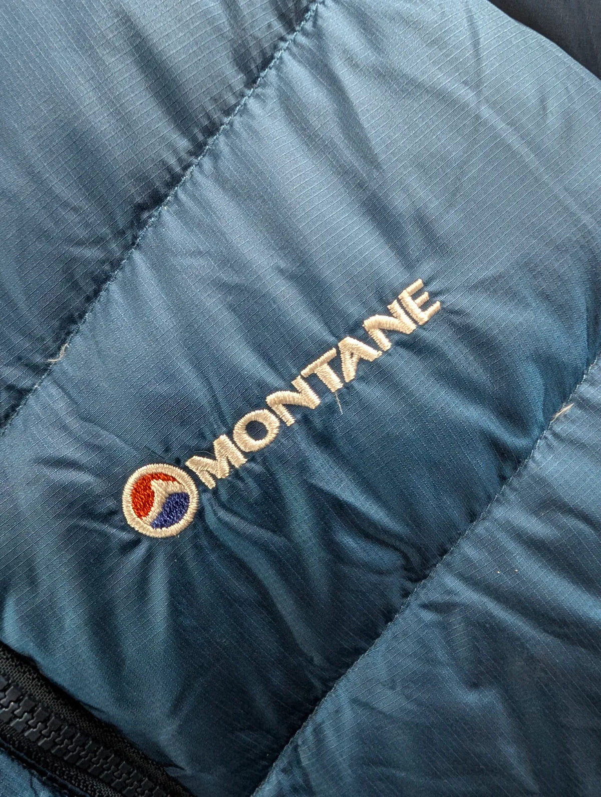 Montane Anti Freeze XT Down Jacket Womens UK 12 Teal Blue Hooded Puffer Hiking