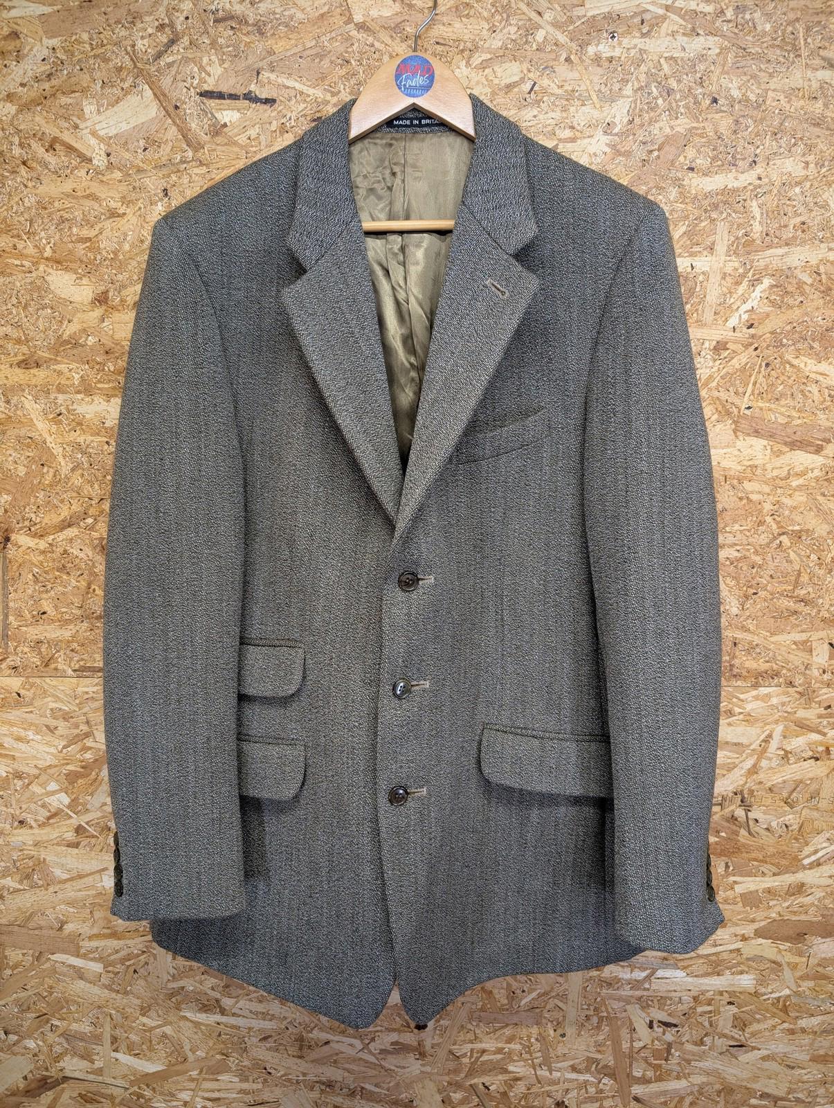 John Brocklehurst Jacket Large 42 Single Breasted Keepers Tweed Wool Norfolk